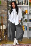 Bennie Quirky Barrel Pant Graphite